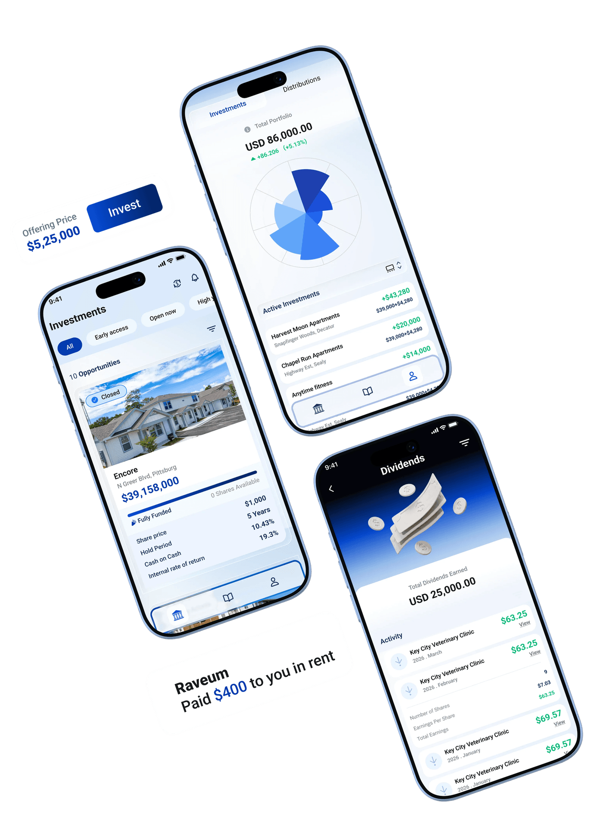 Raveum app on phone