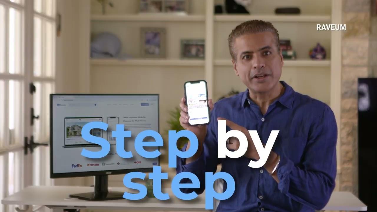 Past Raveum investor webinar recording on YouTube