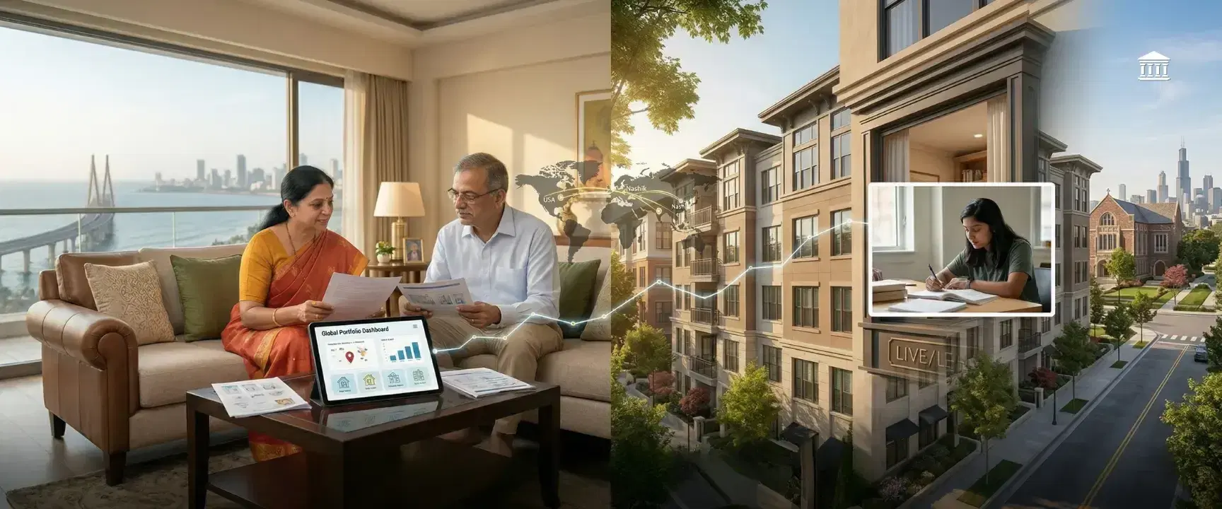 Indian parents investing in U.S. real estate to support children studying in the United States while earning rental income