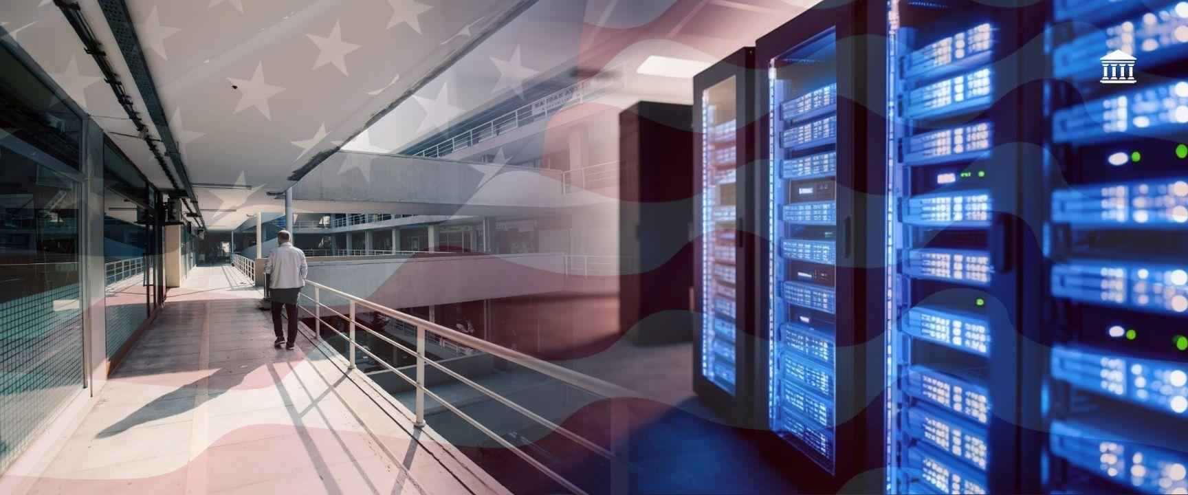 A large U.S. data center in the U.S.A